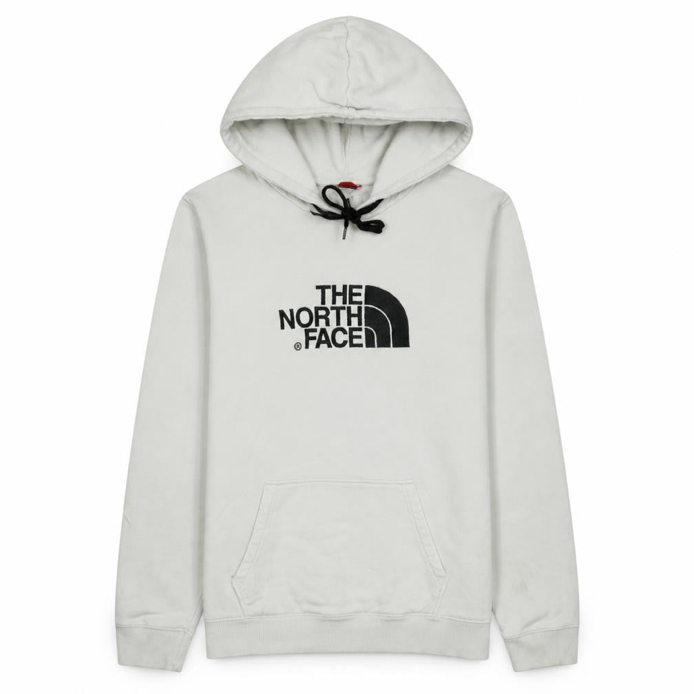 The North Face Womens White Cotton Pullover Hoodie L