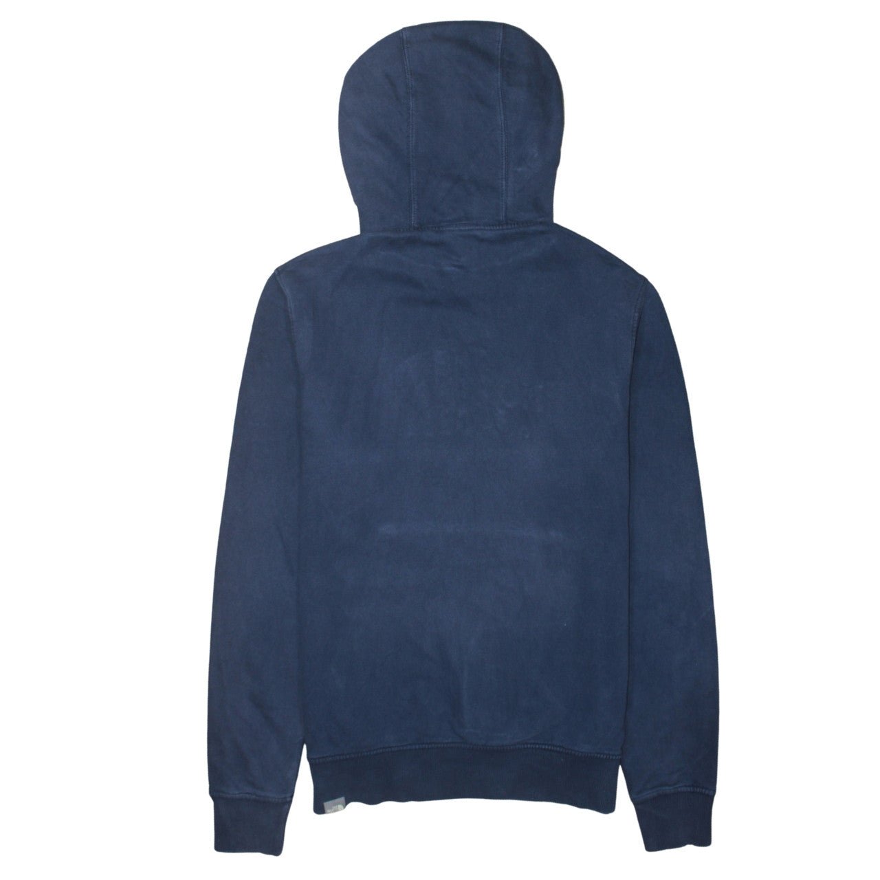 The North Face Mens Blue Pullover Hoodie Small Logo Sweatshirt