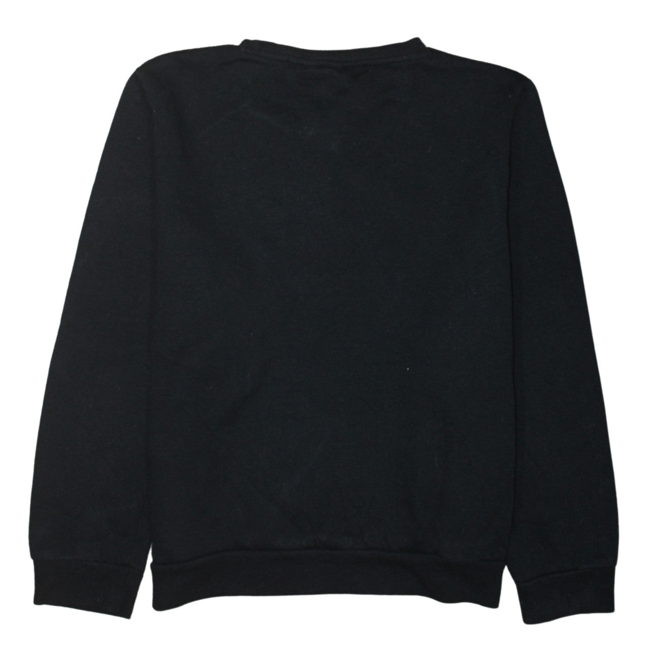 Disney Women Black Mickey & Minnie Sweatshirt L Embroidered Pullover