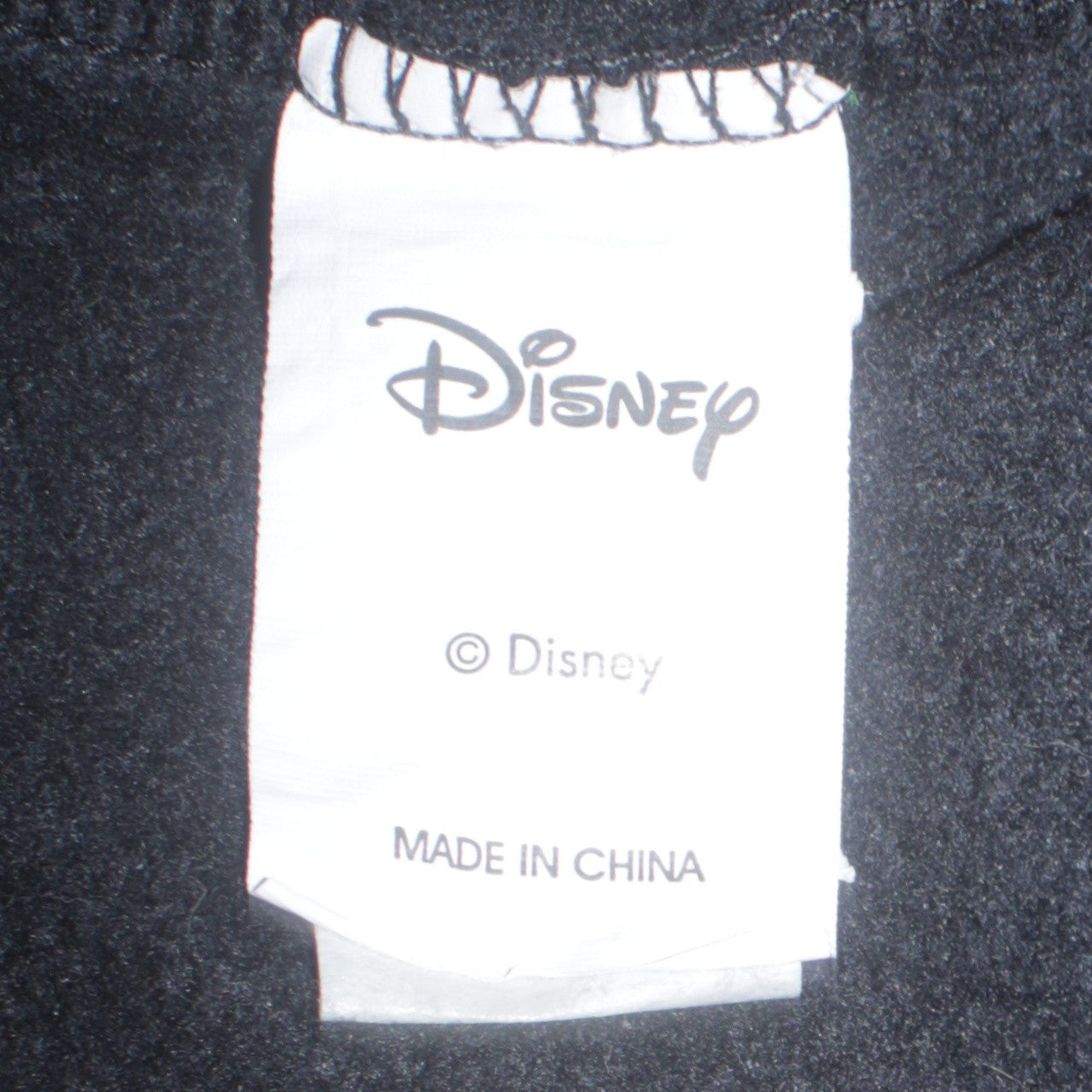Disney Women Black Mickey & Minnie Sweatshirt L Embroidered Pullover