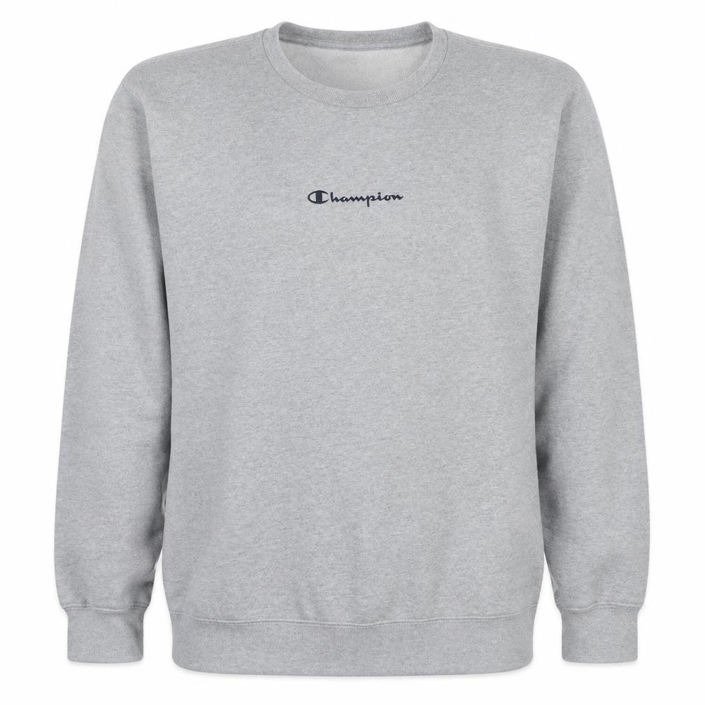 Champion Men's Grey XL Classic Crew Neck Sweatshirt