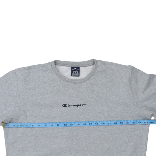 Champion Men's Grey XL Classic Crew Neck Sweatshirt