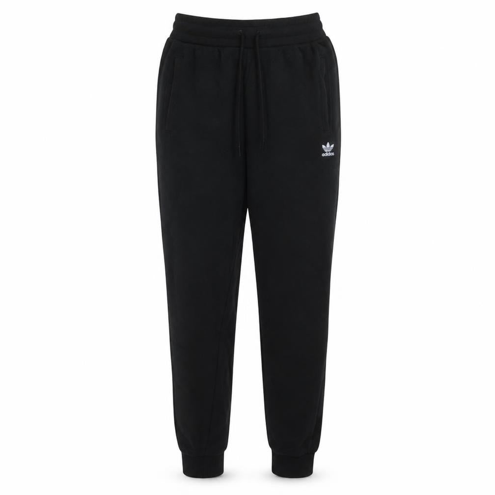 Adidas Womens Black Jogger Trousers Size 12 Fleece Casual