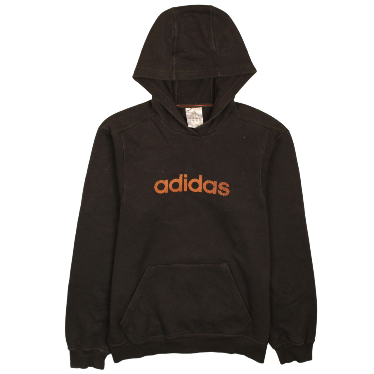 Adidas Men's Black Pullover Hoodie M Logo Fleece Sweatshirt