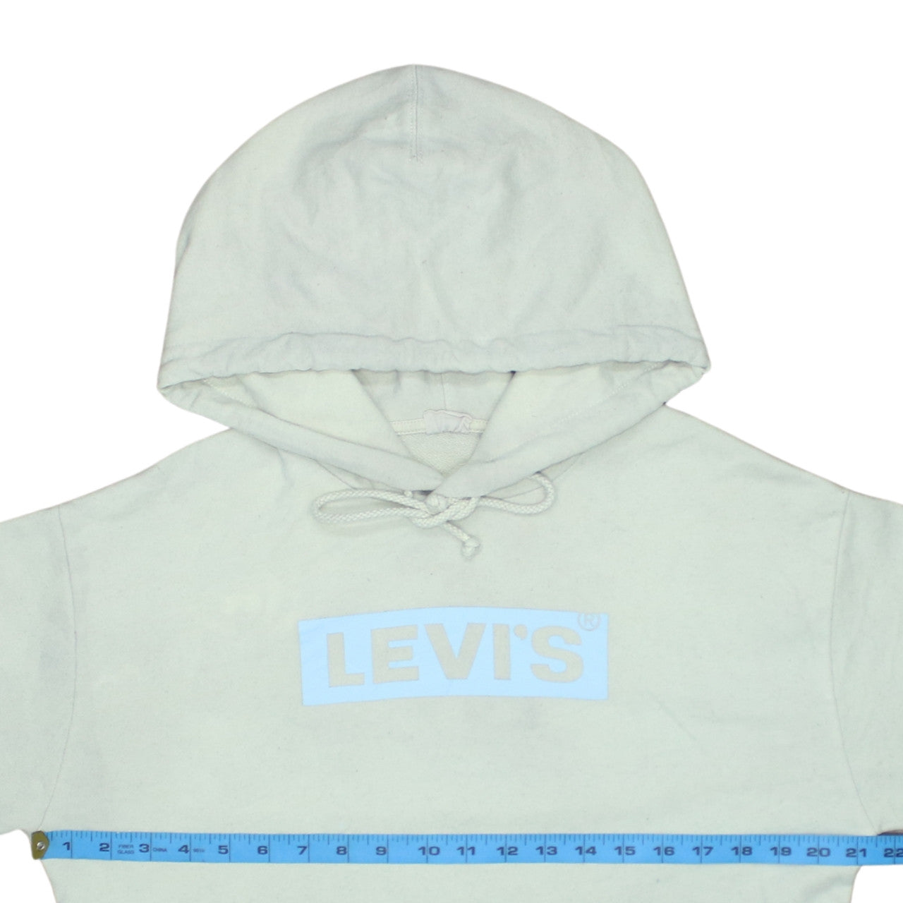 Levi's Women's Light Beige Logo Pullover Hoodie Size S