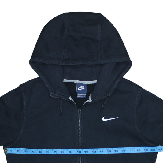 Nike Men's Black Full Zip Hoodie Small Fleece Sportswear