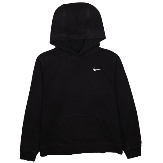 Nike Boys Black Pullover Fleece Hoodie XL 13-15 Years Hooded Sweatshirt