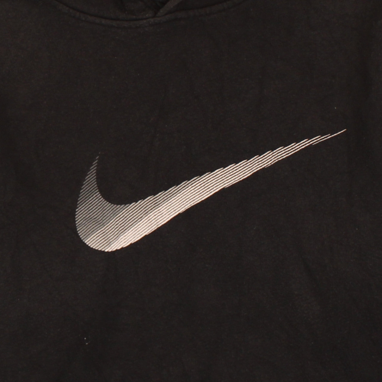 Nike Boys Black Pullover Hoodie 13-15 Years Graphic Logo Fleece Sweatshirt
