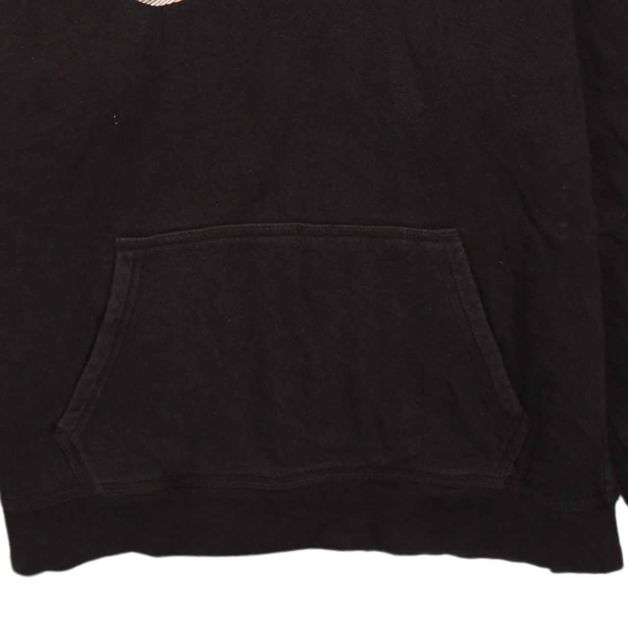 Nike Boys Black Pullover Hoodie 13-15 Years Graphic Logo Fleece Sweatshirt