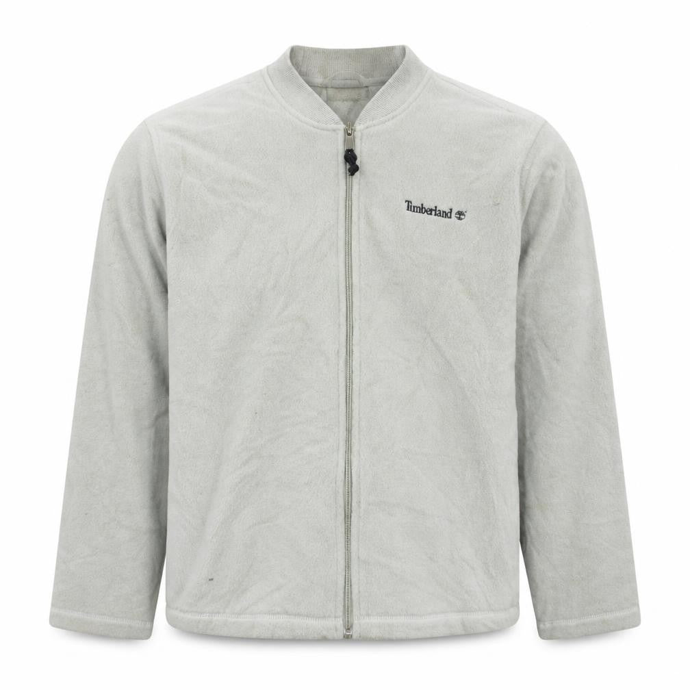 Timberland Men's Grey Fleece Full Zip Jacket Size S Outdoor Casual