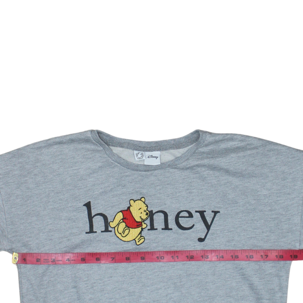 Primark Disney Women Grey Winnie the Pooh Pullover Sweatshirt XS