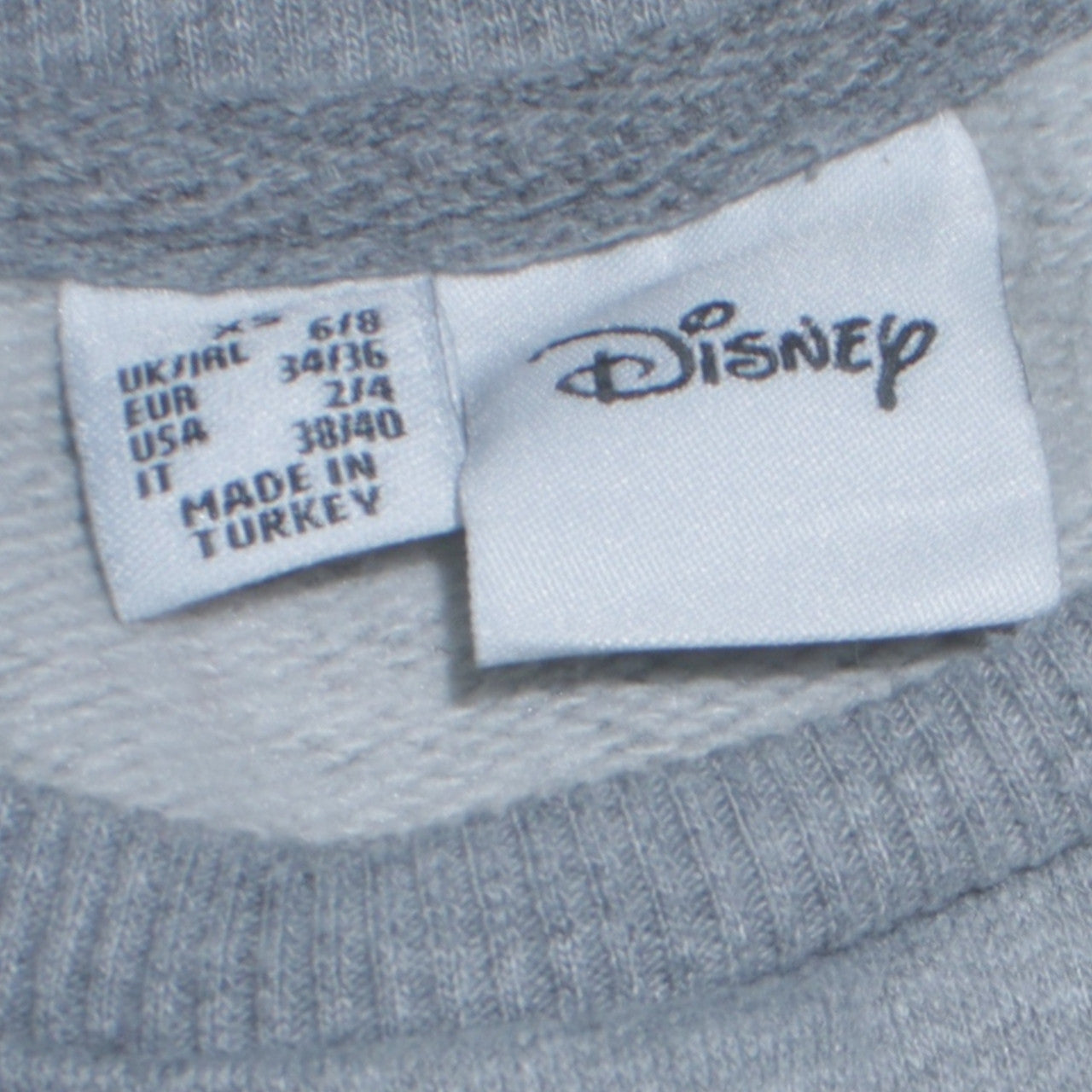 Primark Disney Women Grey Winnie the Pooh Pullover Sweatshirt XS