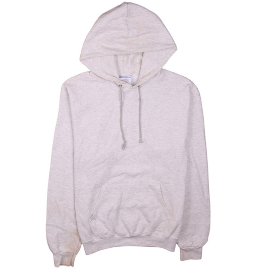Champion Men's Grey M Pullover Fleece Hoodie Authentic Eco