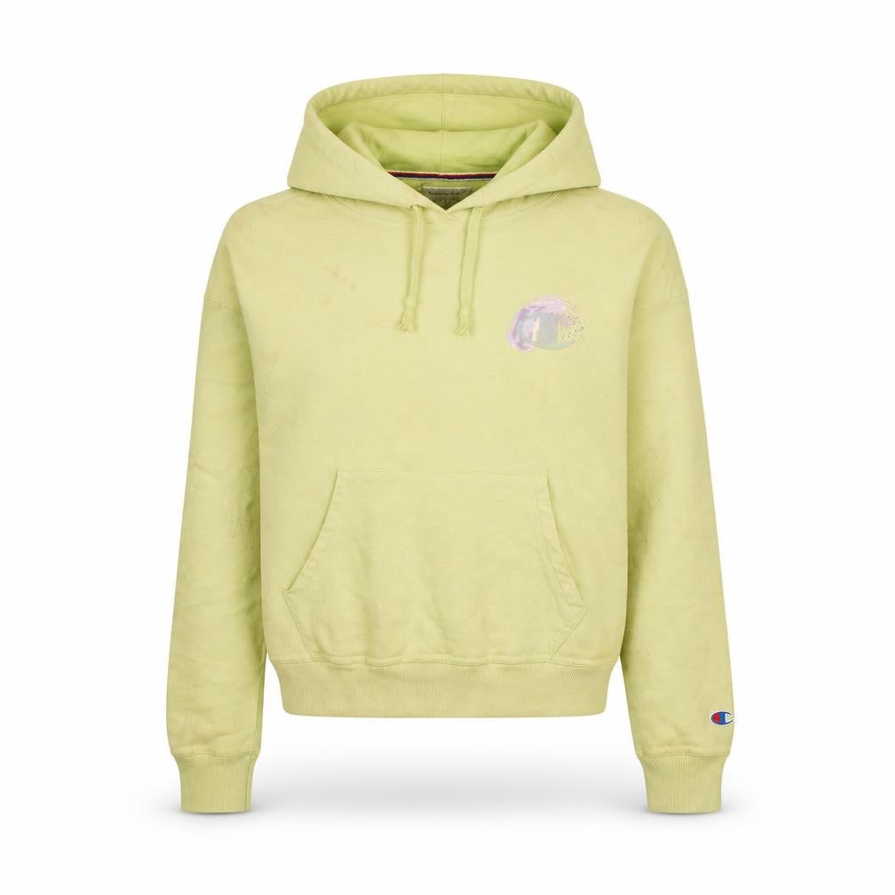 Champion Women's Yellow XS Pullover Hoodie Cotton Athleticwear