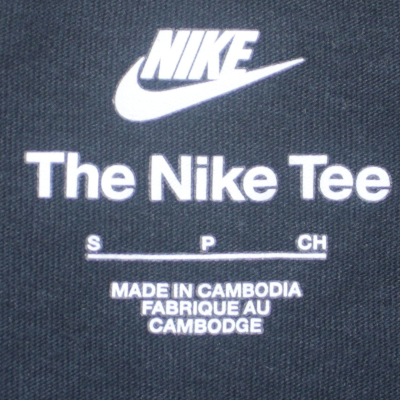 Nike Women Black S Pullover Sweatshirt Cotton Crew Neck Short Sleeve