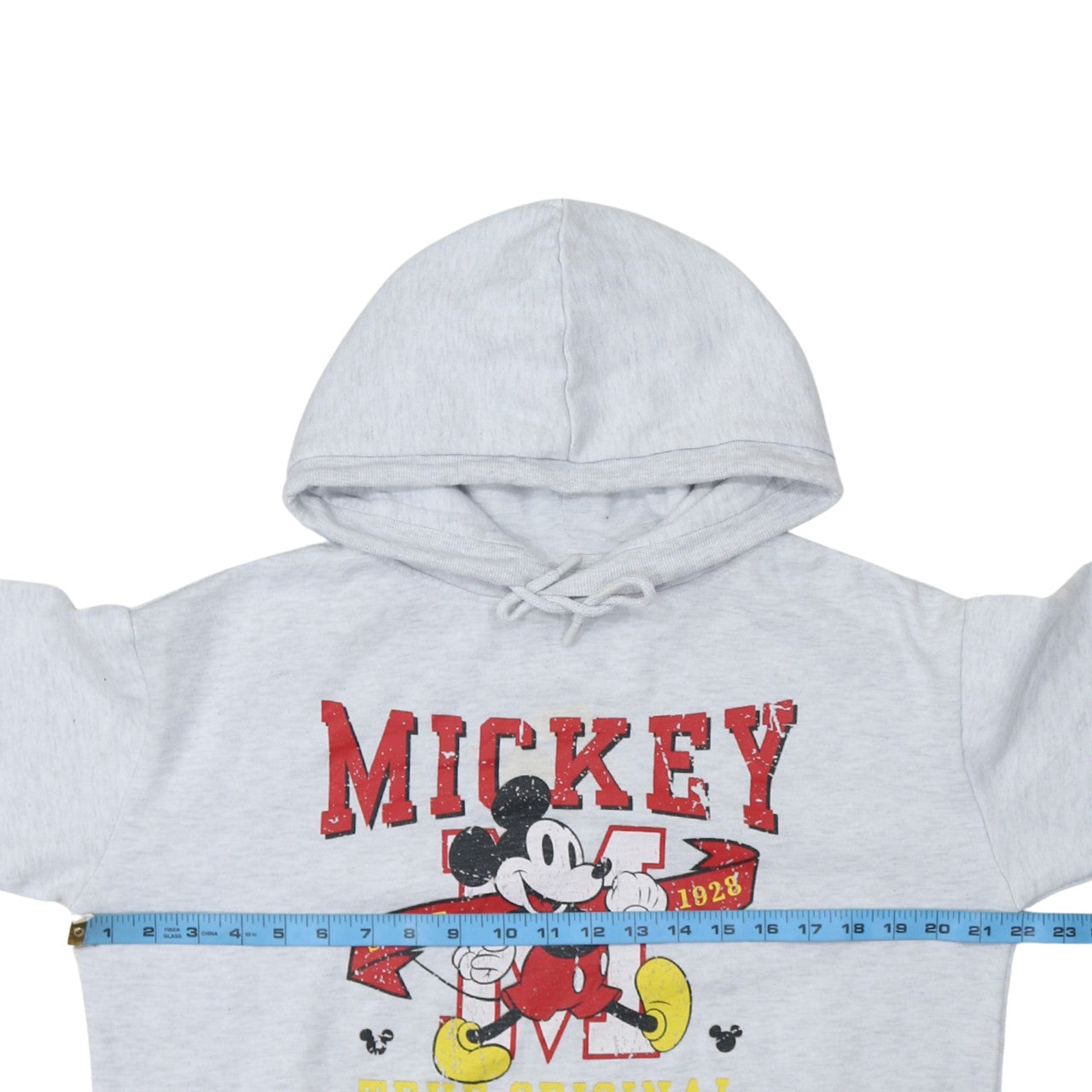 Primark Cares Women's Grey Mickey Mouse Pullover Hoodie Size S