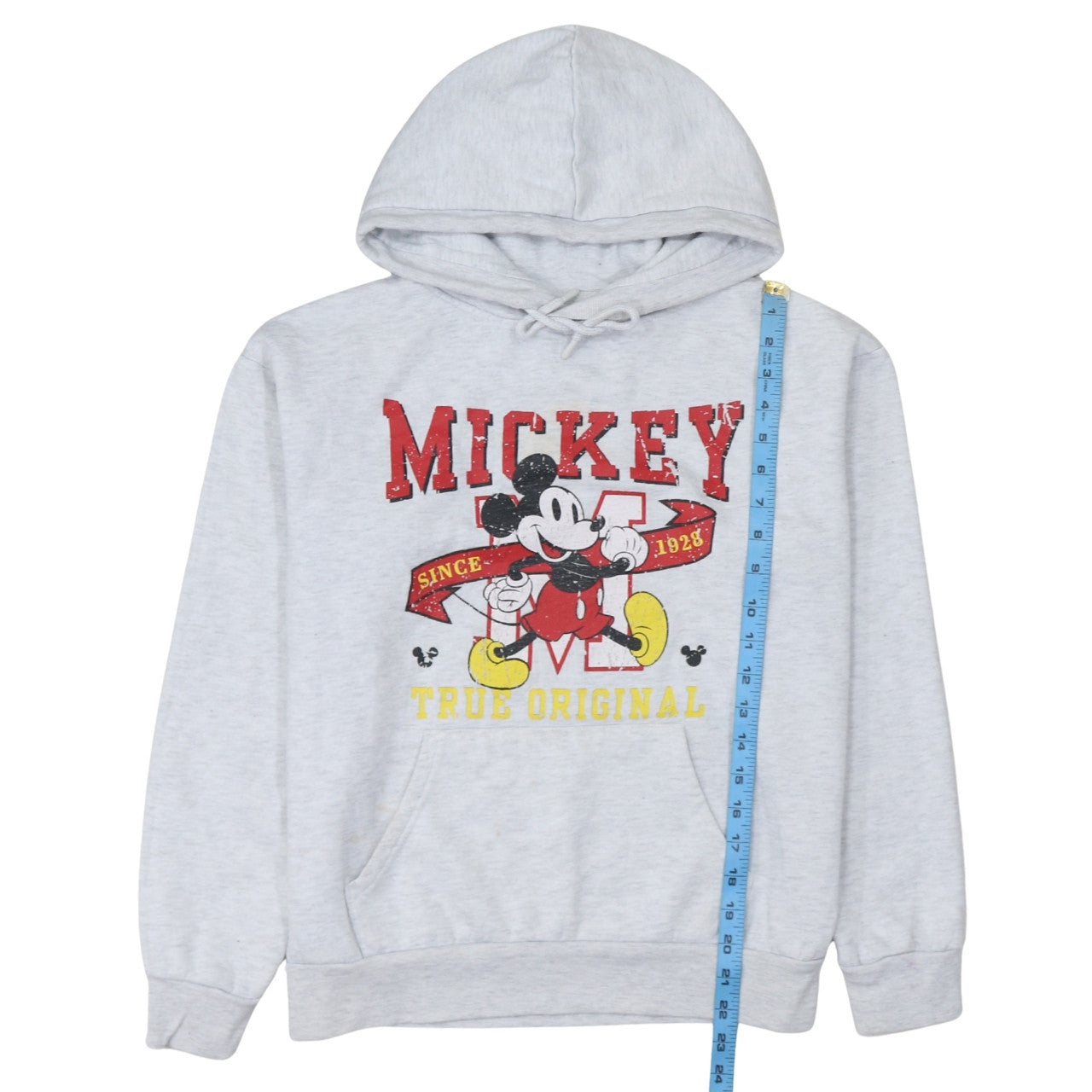 Primark Cares Women's Grey Mickey Mouse Pullover Hoodie Size S