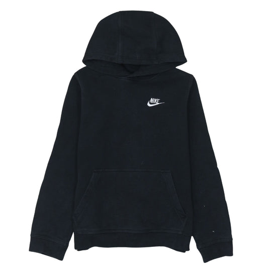 Nike Boys Black Pullover Hoodie L 147-158cm Fleece Sweatshirt