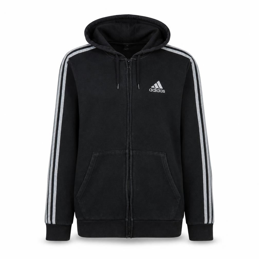 Adidas Men's Black Small Full Zip Hoodie Sweatshirt