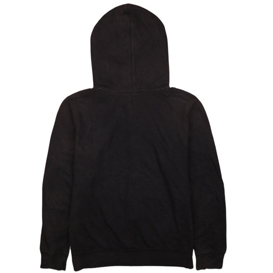 Nike Men's Black XL Full Zip Hoodie with Logo and Drawstring