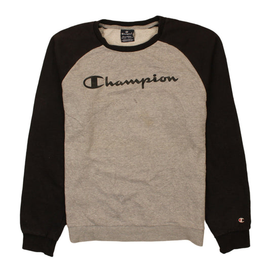 Champion Boys Grey & Black Pullover Sweatshirt 2XL 15/16 Years