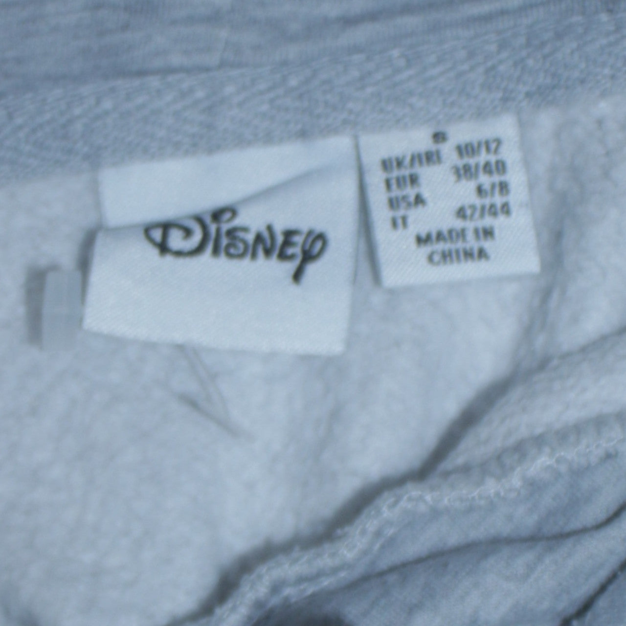 Disney Womens Grey Minnie Mouse Pullover Hoodie Size 10/12