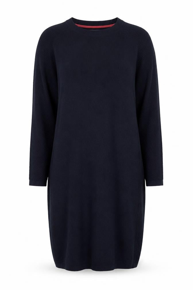 Paraphrase Women’s Black Wool Cotton Knit Jumper Dress Size 10