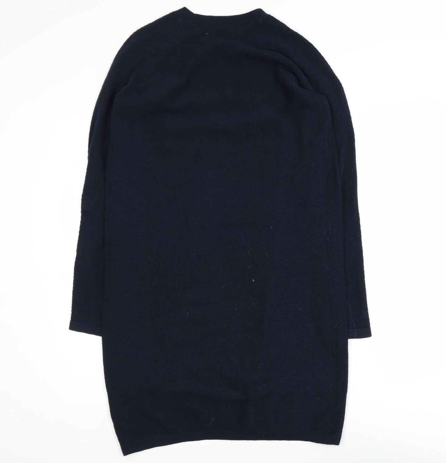 Paraphrase Women’s Black Wool Cotton Knit Jumper Dress Size 10