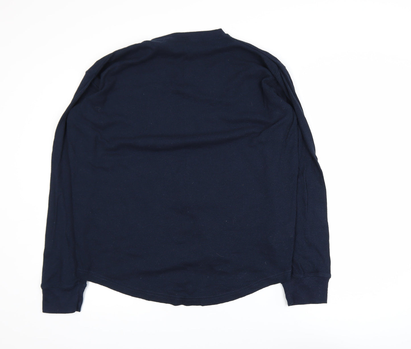 Trespass Mens Navy XXL Pullover Jumper Cotton Blend Thermal Knit