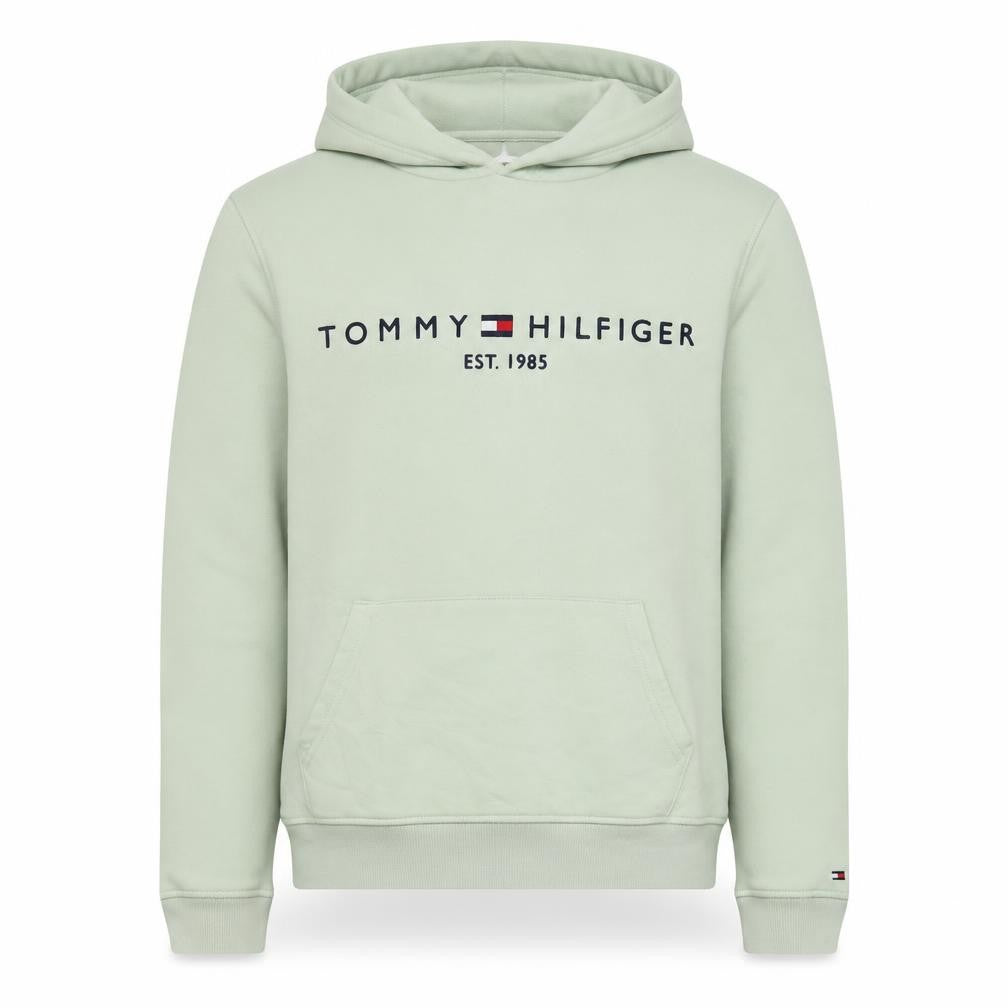 Tommy Hilfiger Men’s Green Pullover Hoodie M Regular Fit
