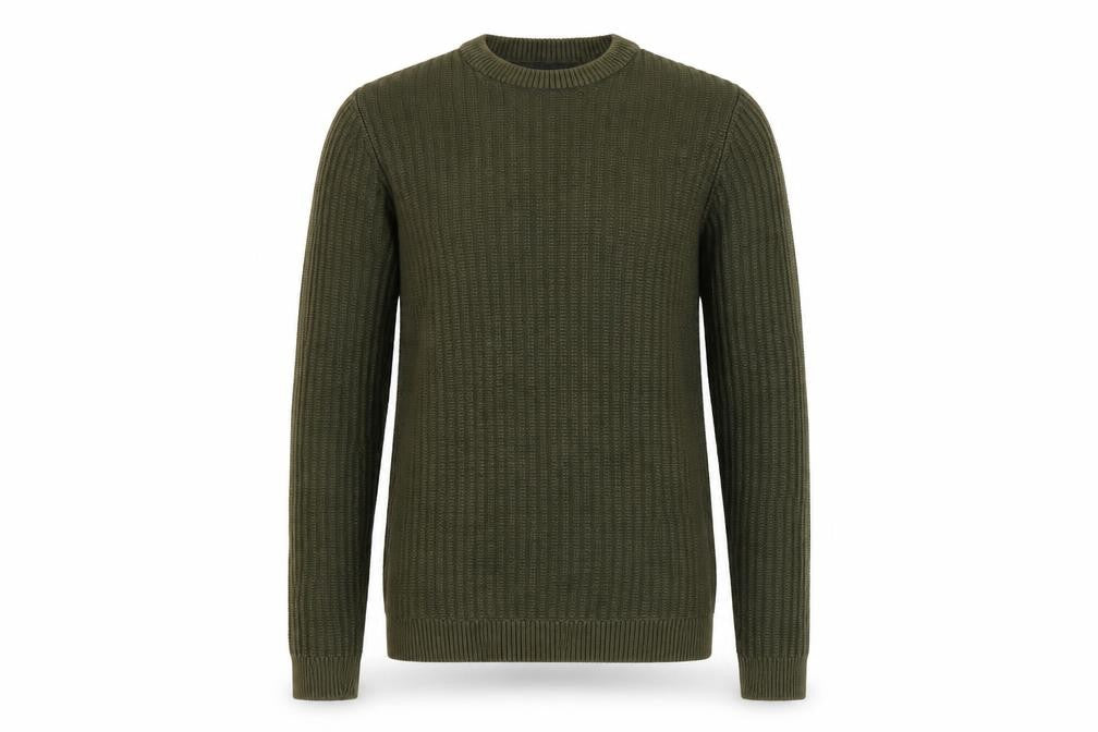River Island Womens Khaki Green XXS Cable-Knit Jumper