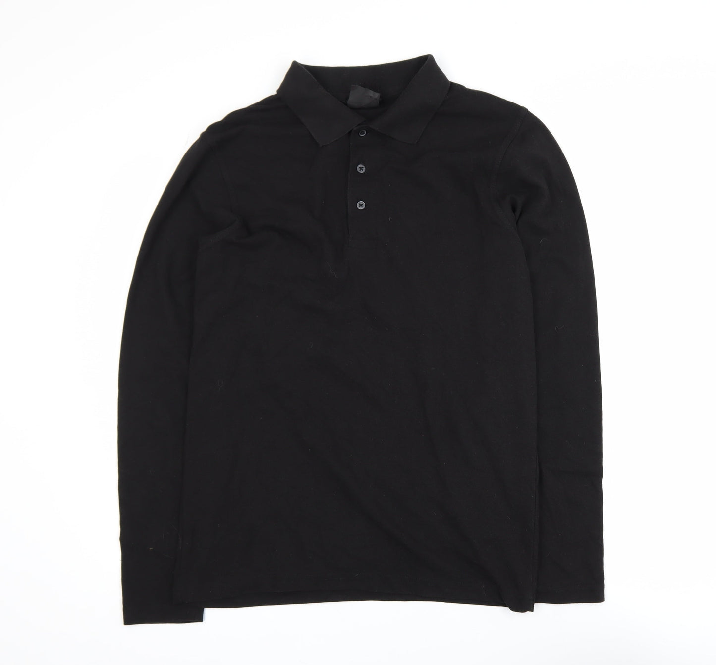 Regatta Professional Men's Black Long Sleeve Collared Polo Shirt M