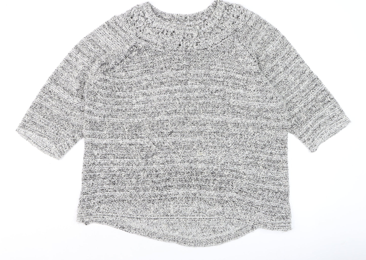 Marks and Spencer Women’s Grey Chunky Knit Pullover Jumper Size 22