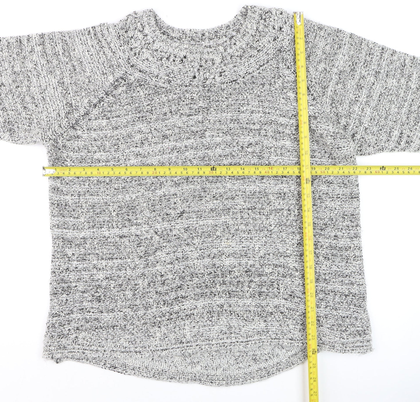 Marks and Spencer Women’s Grey Chunky Knit Pullover Jumper Size 22