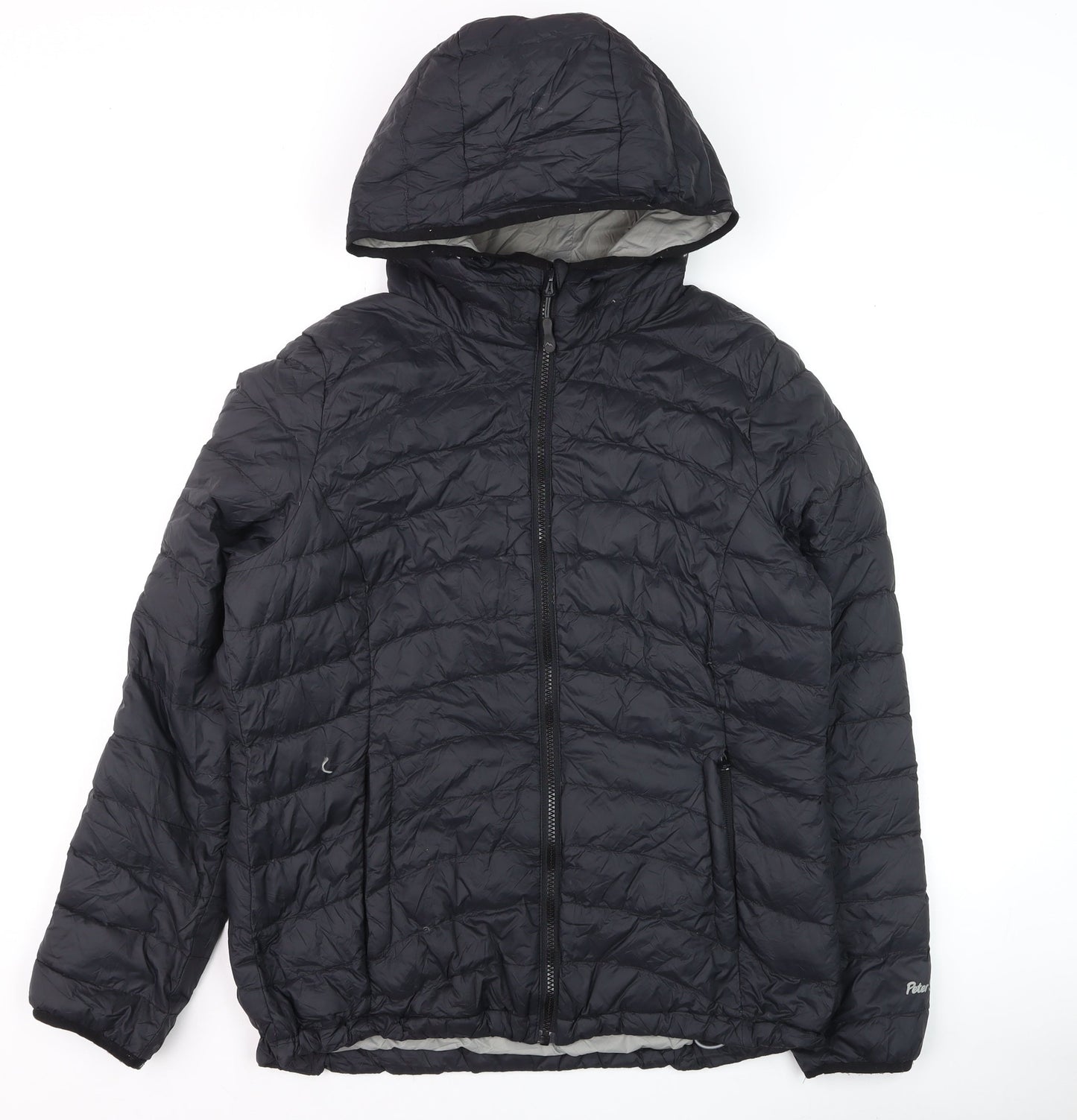 Peter Storm Womens Black Size 14 Hooded Puffer Jacket