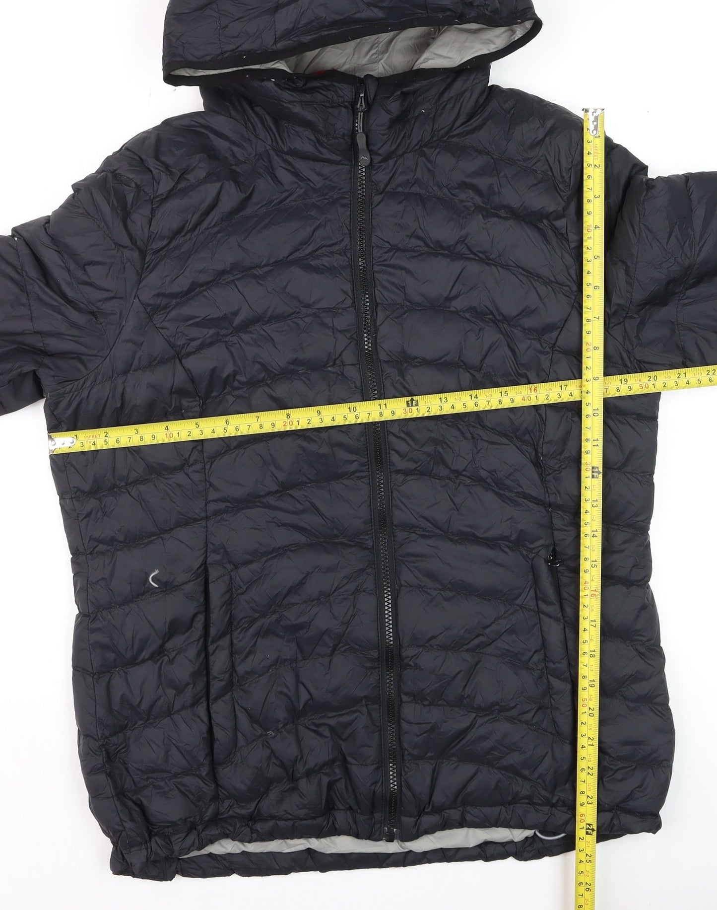 Peter Storm Womens Black Size 14 Hooded Puffer Jacket