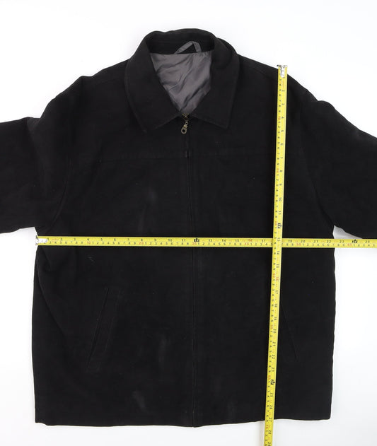 Burton Mens Black Cotton Lined Mid-Length Jacket Size M