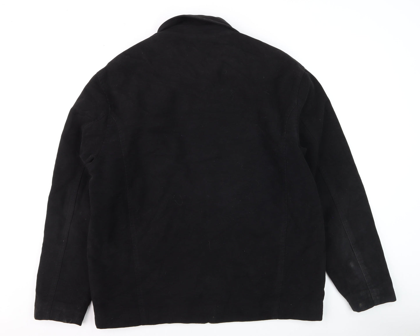 Burton Mens Black Cotton Lined Mid-Length Jacket Size M
