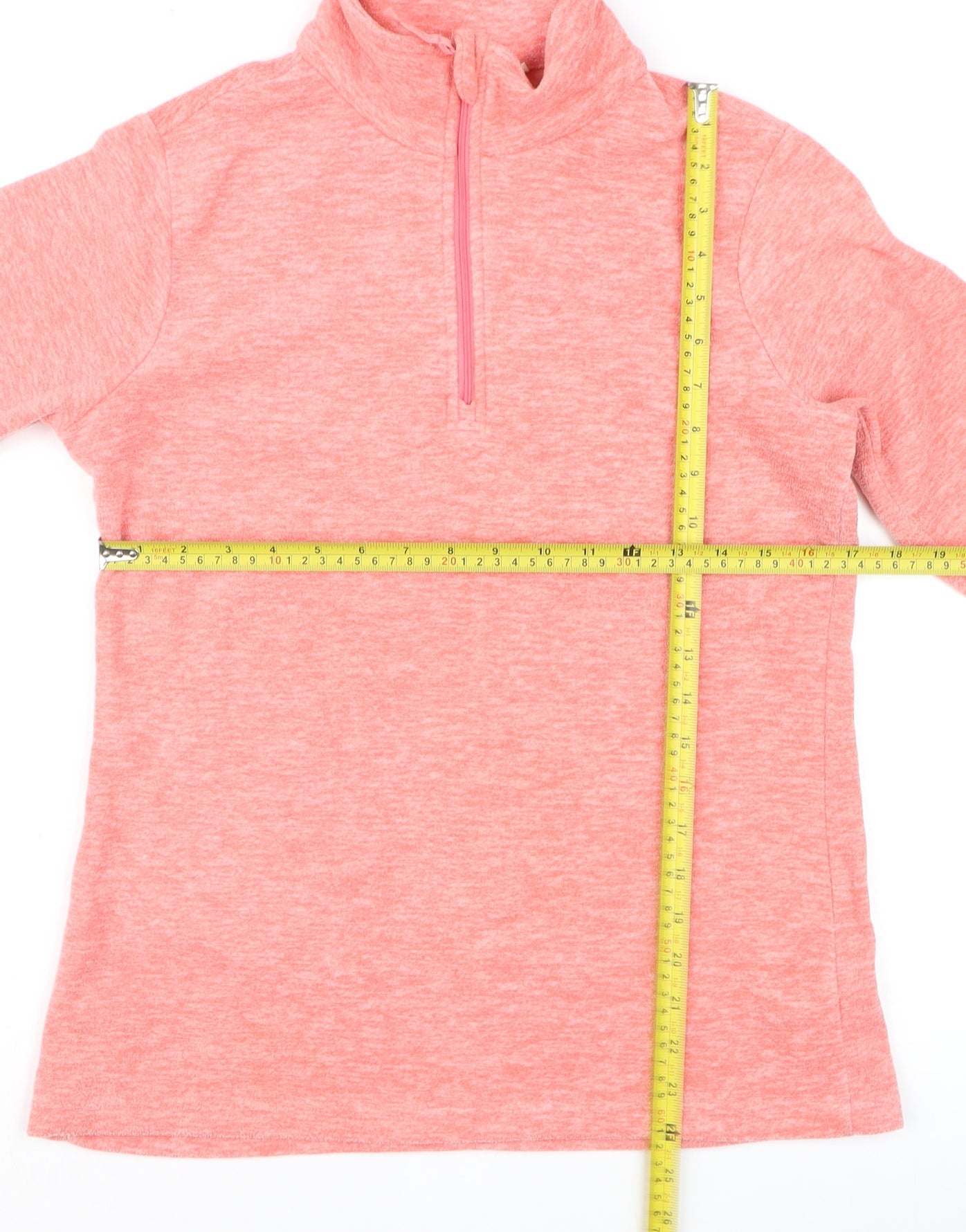 Mountain Warehouse Women's Pink 1/2 Zip Pullover Sweatshirt UK 10
