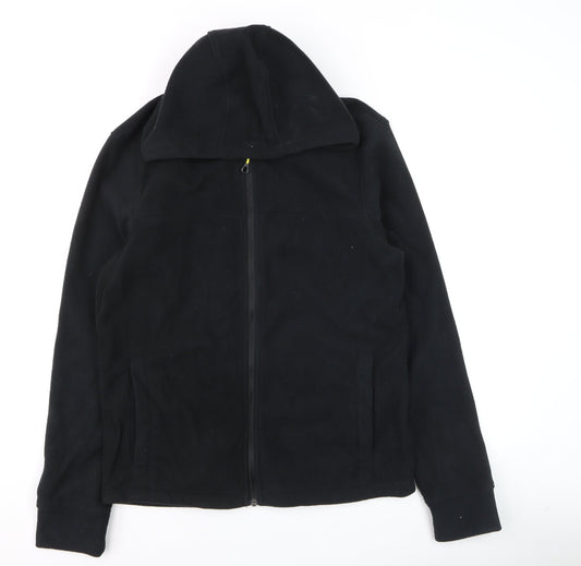 Workwear Men's Black Full Zip Fleece Hoodie Medium