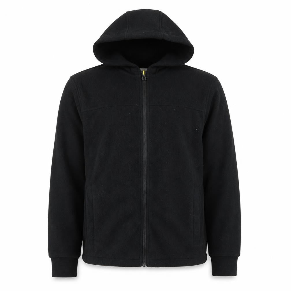 Workwear Men's Black Full Zip Fleece Hoodie Medium