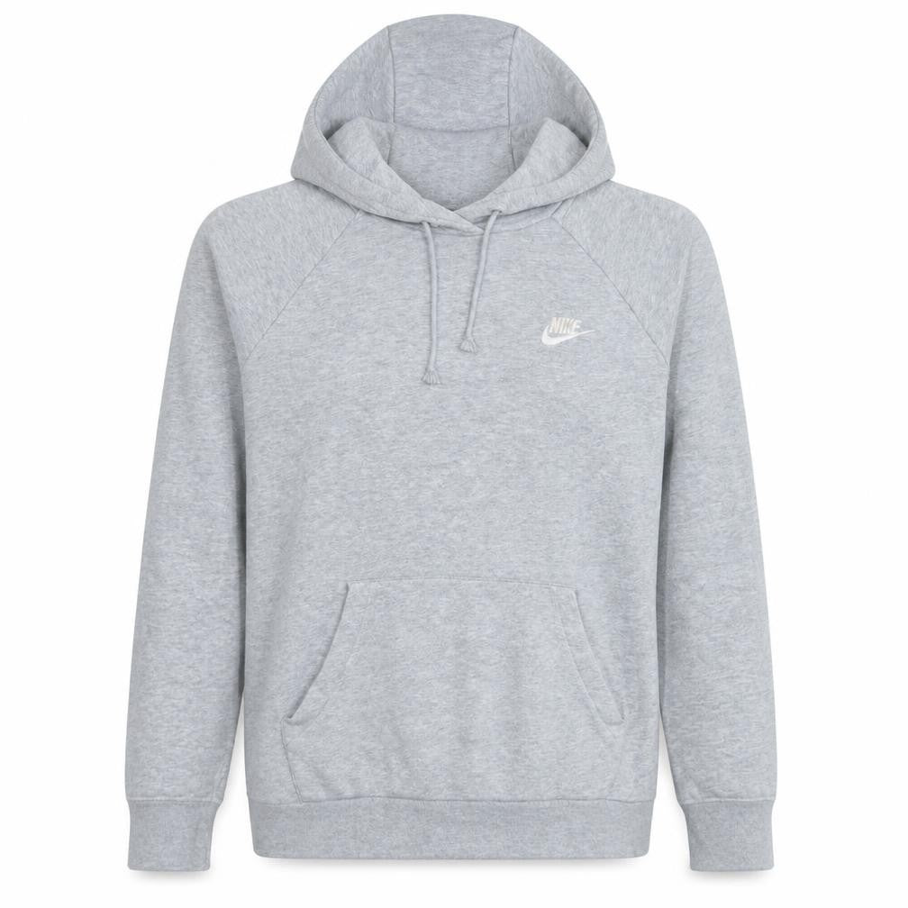 Nike Women’s Grey Small Pullover Hoodie with Logo