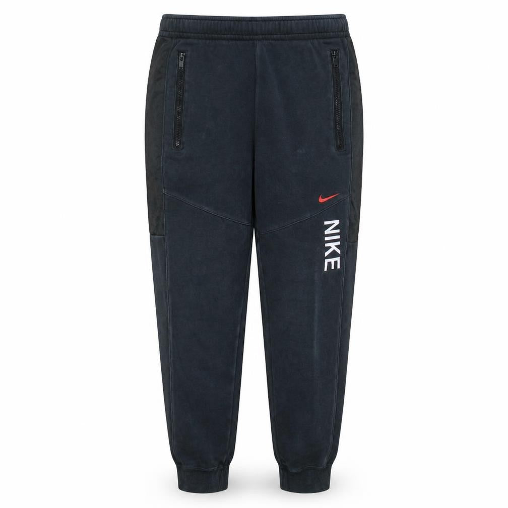 Nike Men's Black Jogger Trousers S Regular Fit Fleece Activewear