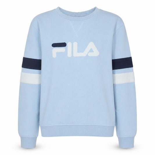 Fila Women's Light Blue Crew Neck Logo Sweatshirt Size S