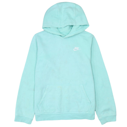 Nike Girls Blue Pullover Hoodie XL Fleece Long Sleeve Casual Sweatshirt