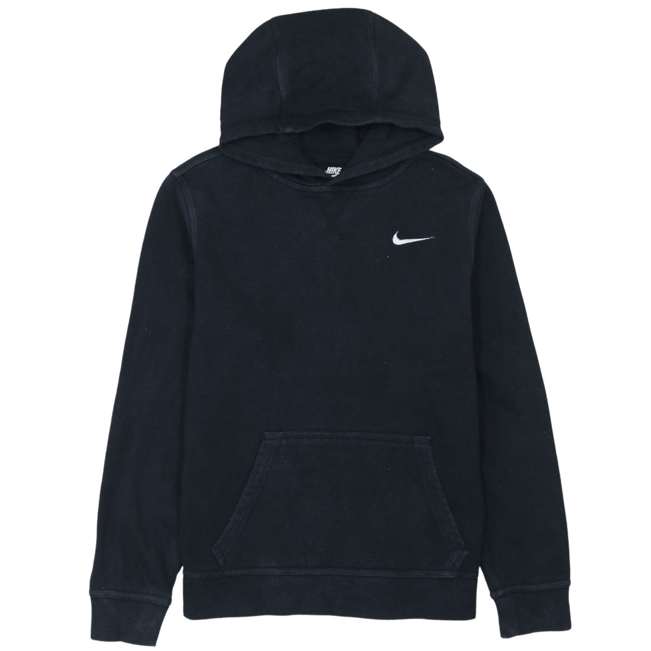 Nike Boys Black XL Pullover Hoodie Fleece Sweatshirt Logo
