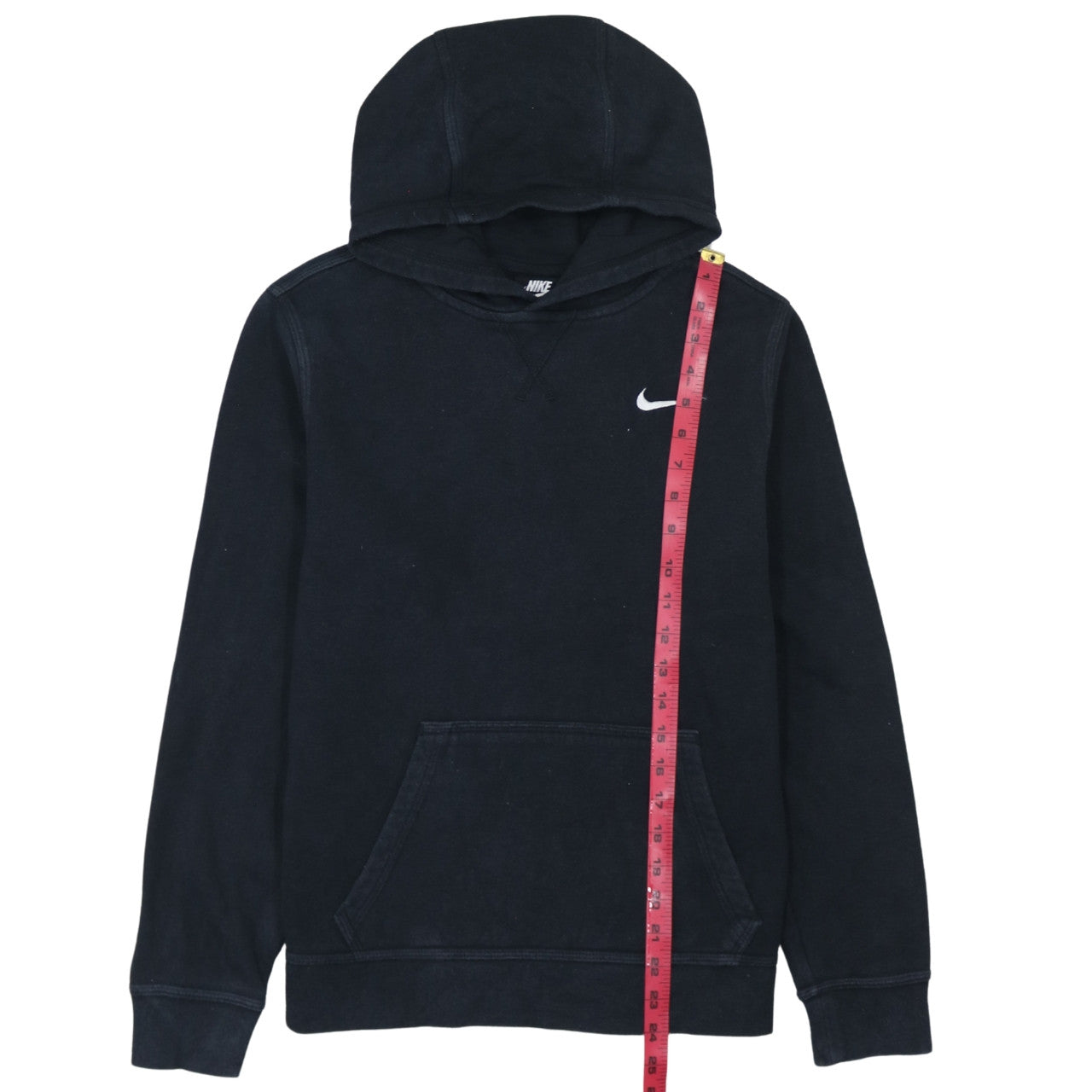 Nike Boys Black XL Pullover Hoodie Fleece Sweatshirt Logo