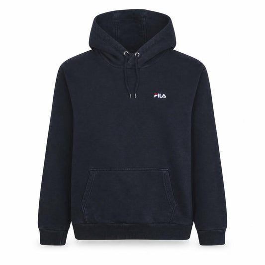 Fila Women's Black Medium Pullover Hoodie Cotton Blend Hooded Sweatshirt