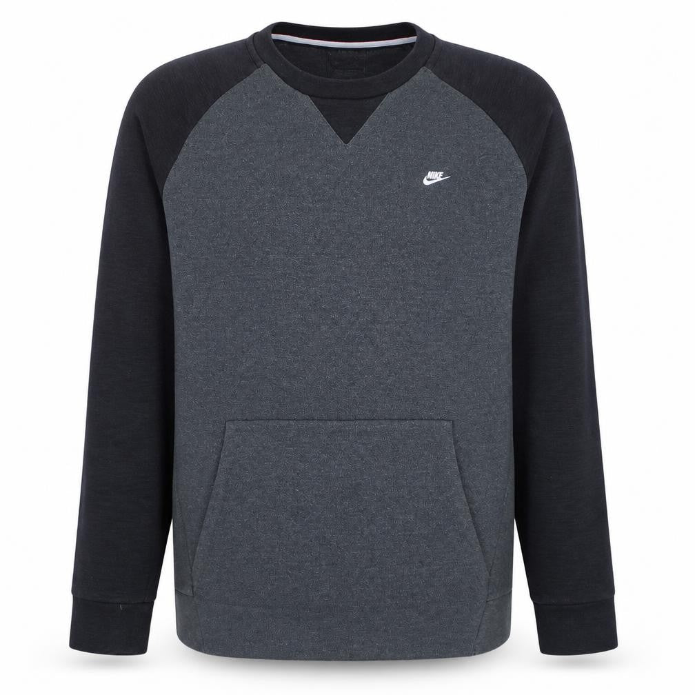 Nike Men's Grey Pullover Sweatshirt Small Crew Neck Fleece