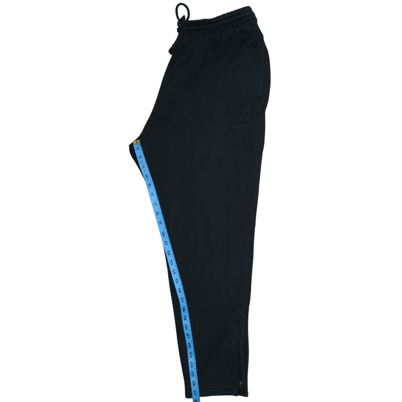 Adidas Men's Black Fleece Sweatpants L Regular Fit Activewear Trousers